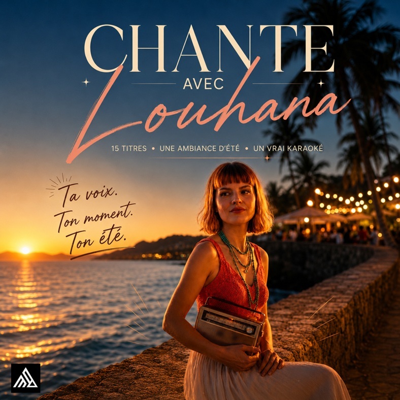 Louhana dans une lumière rose